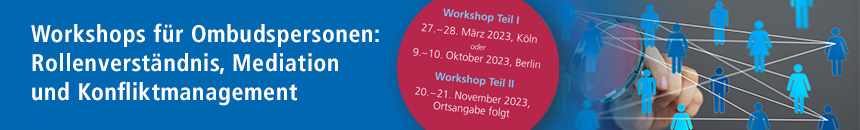 Workshop: “Mediation and Conflict Management for Ombudspersons”